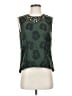 Tory Burch Green Sleeveless Silk Top Size 4 - photo 1