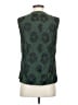 Tory Burch Green Sleeveless Silk Top Size 4 - photo 2