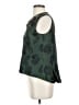 Tory Burch Green Sleeveless Silk Top Size 4 - photo 5