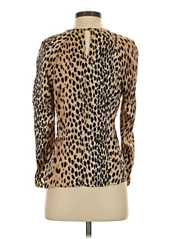 Rebecca Taylor Long Sleeve Silk Top (view 2)