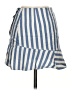 MNG Stripes Blue Casual Skirt Size XS - photo 2