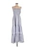Sim & Sam Polka Dots Blue Casual Dress Size L - photo 1