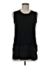 Melissa McCarthy Seven7 100% Viscose Rayon Black Sleeveless Top Size M - photo 1