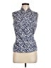 J. McLaughlin Blue Sleeveless Blouse Size M - photo 1