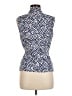 J. McLaughlin Blue Sleeveless Blouse Size M - photo 2