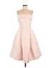 Amsale 100% Polyester Solid Pink Cocktail Dress Size 12 - photo 1