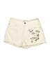 Zara Basic Floral Ivory Shorts Size 6 - photo 1