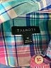 Talbots 100% Cotton Plaid Pink Long Sleeve Button-Down Shirt Size M - photo 7