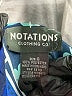 Notations 100% Polyester Print Blue 3/4 Sleeve Blouse Size S - photo 7