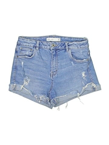 Trafaluc by Zara Denim Shorts (view 1)