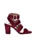 Vionic 100% Leather Burgundy Sandals Size 7 1/2 - photo 1
