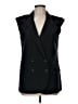 Tibi 100% Silk Black Vest Size 8 - photo 1