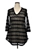 Jordan Taylor Black 3/4 Sleeve Blouse Size XL - photo 1