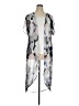Boutique + 100% Polyester Silver Kimono Size 0X - 1X Plus - photo 1