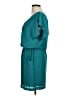 City Triangles 100% Polyester Solid Teal Casual Dress Size M - photo 5