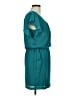 City Triangles 100% Polyester Solid Teal Casual Dress Size M - photo 4