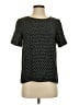Theory 100% Silk Black Short Sleeve Top Size S - photo 1
