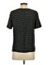 Theory 100% Silk Black Short Sleeve Top Size S - photo 2