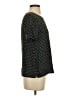 Theory 100% Silk Black Short Sleeve Top Size S - photo 4