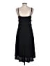Max Studio 100% Silk Black Cocktail Dress Size L - photo 2