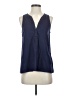 Soft Joie 100% Cotton Blue Sleeveless Blouse Size S - photo 1