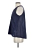 Soft Joie 100% Cotton Blue Sleeveless Blouse Size S - photo 5