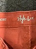 Style&Co Solid Orange Cargo Shorts Size 12 - photo 3