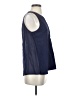 Soft Joie 100% Cotton Blue Sleeveless Blouse Size S - photo 4