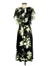 Connected Apparel Floral Green Cocktail Dress Size 4 - photo 2