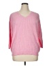 Kim Rogers 100% Cotton Pink Pullover Sweater Size 1X - photo 1