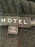 Motel 100% Polyester Black Turtleneck Sweater Size XS - photo 4