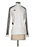 Adidas 100% Polyester White Track Jacket Size S - photo 1