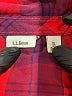 L.L.Bean Plaid Red Long Sleeve Button-Down Shirt Size XL - photo 7