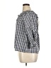 Cupio Blue Black 3/4 Sleeve Blouse Size XL - photo 5