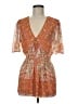 Rose + Olive 100% Polyester Orange Kimono Size M - photo 1