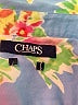 Chaps Floral Blue 3/4 Sleeve Button-Down Shirt Size M (estimated) - photo 7