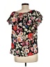 Zara Black Short Sleeve Blouse Size M - photo 2