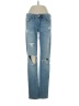 Blank NYC Hearts Blue Jeans Size 25 waist - photo 1