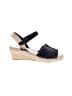 Assorted Brands 100% Leather Black Wedges Size 7 - photo 1