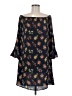 Nicole Miller Floral Blue Casual Dress Size 6 - photo 1