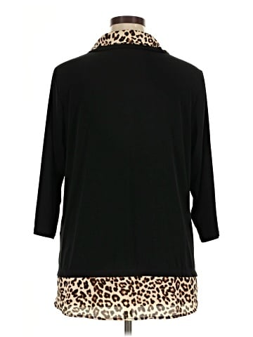 Adrianna Papell Long Sleeve Polo (view 2)