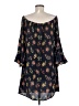 Nicole Miller Floral Blue Casual Dress Size 6 - photo 2