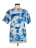 Select Tie-dye Blue Short Sleeve T-Shirt Size M - photo 1