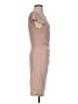 Venus Solid Tan Cocktail Dress Size S - photo 4