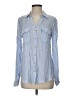 The Workshop Stripes Blue Long Sleeve Button-Down Shirt Size S - photo 1