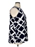 Susan Graver Blue Sleeveless Blouse Size XL - photo 4