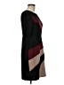 Connected Apparel Color Block Burgundy Cocktail Dress Size 6 (petite) - photo 4