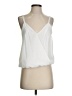 INC International Concepts 100% Polyester White Ivory Tank Top Size S - photo 1