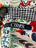 Chaps 100% Cotton Paisley Red 3/4 Sleeve Blouse Size L (estimated) - photo 7