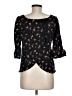 ModCloth Black 3/4 Sleeve Blouse Size M - photo 2